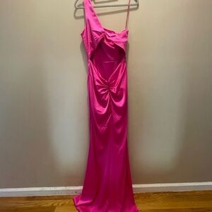 Elegant Pink Evening Gown